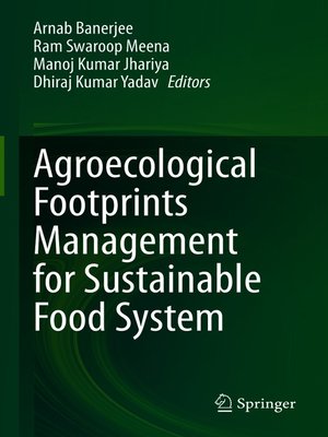 cover image of Agroecological Footprints Management for Sustainable Food System